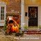 G128 - Home Decorative Fall Garden Flag Welcome Quote, Autumn Harvest Cornucopia Garden Yard Decorations, | 12x18 Inch | Printed 150D Polyester - Rustic Holiday Seasonal Outdoor Flag